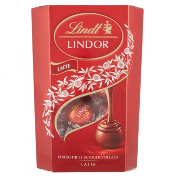 LINDT LINDOR CORNET CONF.ROSSA gr.200