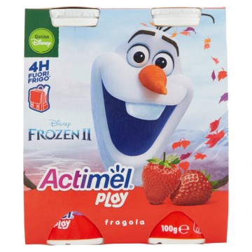 DANONE ACTIMEL PLAY FRAGOLA FROZEN GR.100X4