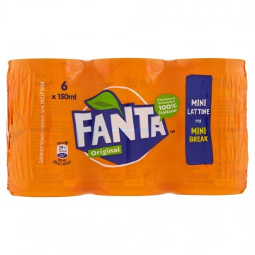 ARANCIATA FANTA MINI CAN ML.150X6
