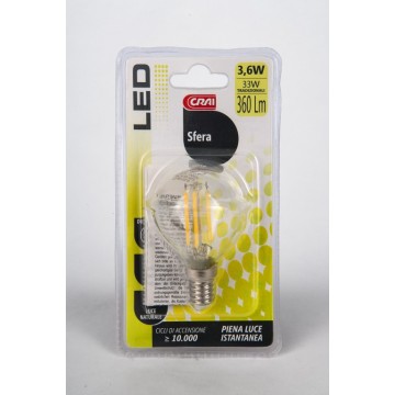 CRAI LAM. LED MINISFERA 3,6W E14