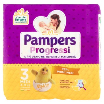 PAMPERS PROGRESSI  MIDI X27 4/9 N°3