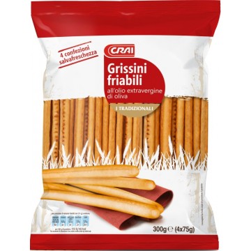 GRISSINI CRAI FRIABILI TRADIZIONALI GR.300