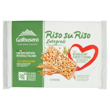 CRACKERS GALBUSERA RISO SU RISO INTEGRALI  GR.380