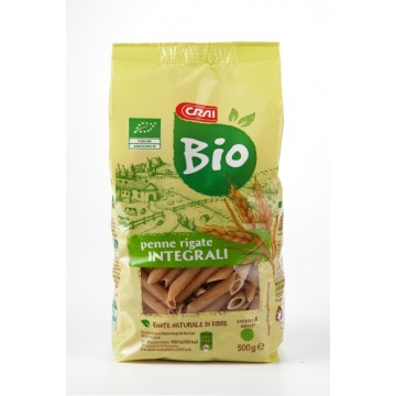 CRAI PASTA BIO INTEG. PENNE RIG. GR.500