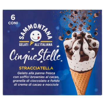 6 CONI SAMMONTANA STRACCIATELLA 5 STELLE
