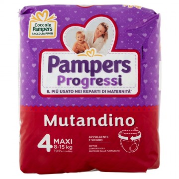 PAMPERS PROGR. MUTANDINO MAXI PZ.19