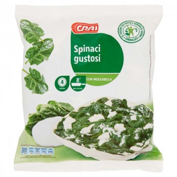 SPINACI CRAI RICCHI DI MOZZARELLA NEW GR.600