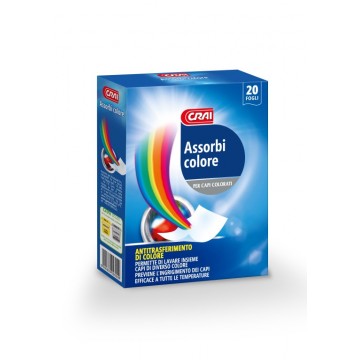 ASSORBI COLORE CRAI 20 FOGLI NEW