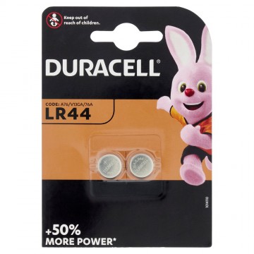 DURACELL BATTERIE SPECIALISTICHE A BOTTONE LR44X2