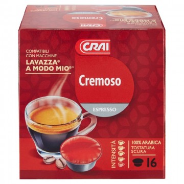 CAPSULE CRAI CREMOSO X16 COMP. A MODO MIO