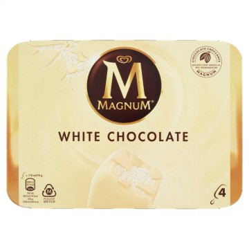 ALGIDA NEW MAGNUM BIANCO X 4