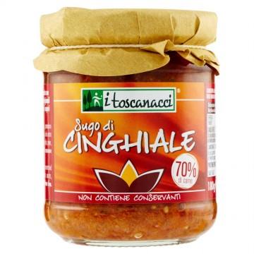 'I TOSCANACCI' SUGO DI CINGHIALE GR.180