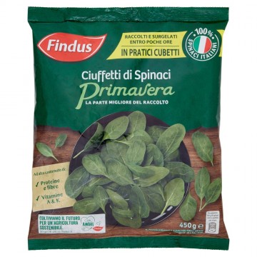 FINDUS CIUFFETTI DI SPINACI GR.450
