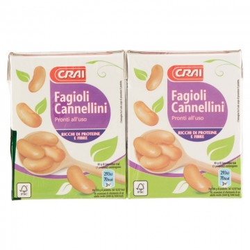 FAGIOLI CRAI CANNELLINI TETRAPACK GR.380X2