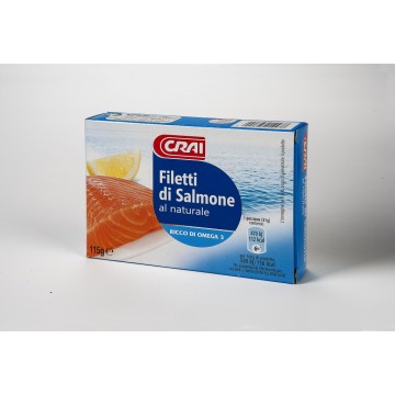 SALMONE CRAI FILETTI NATURALE GR.115