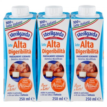 LATTE UHT AD STERILGARDA ML250X3