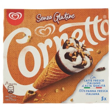 CORNETTO ALGIDA NEW S/GLUTINE X5