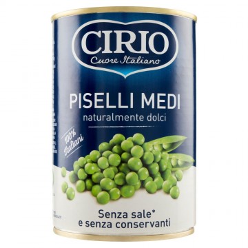 PISELLI CIRIO  MEDI SENZA SALE LATT. GR.410