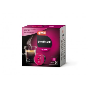 CAPSULE CRAI CAFFE DECAFFEINATO X16