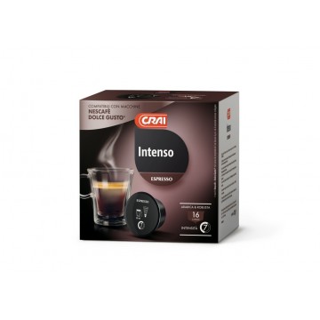 CAPSULE CRAI CAFFE INTENSO DOLCEGUSTO X16
