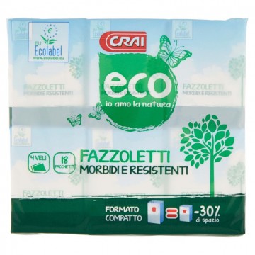 FAZZOLETTI CRAI MINI 18X9 ECO