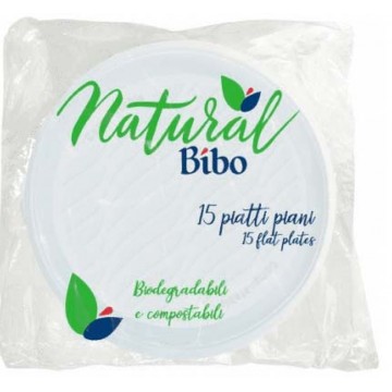 PIATTI PIANI BIOPLASTIC X 15