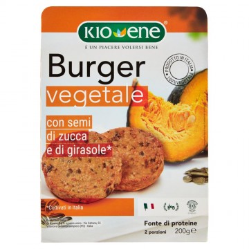 KIOENE BURGER SEMI DI ZUCCA E GIRASOLE GR.200