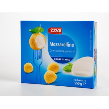 MOZZARELLINE CRAI PANATE GR. 250
