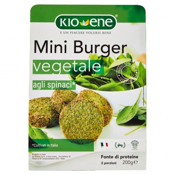 MINIBURGER SPINACI KIOENE GR.200