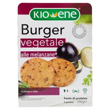 KIOENE BURGER ALLE MELANZANE GR.200