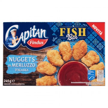 FINDUS NUGGETS DI MERLUZZO D'ALASKA GR.245
