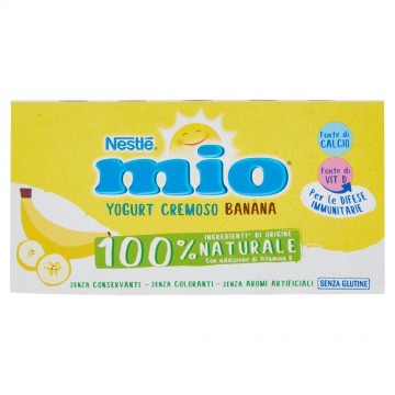 YOGURT NESTLE' MIO BANANA X 2