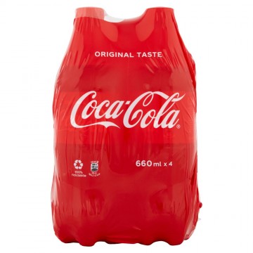 COCA COLA PET ML.660 X4