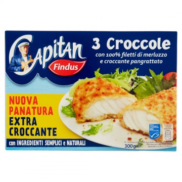 FINDUS CROCCOLE DI MERLUZZO  PZ.3 GR.300