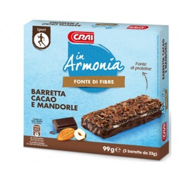 BARRETTA CRAI ARMONIA CACAO/MANDORLA GR.99