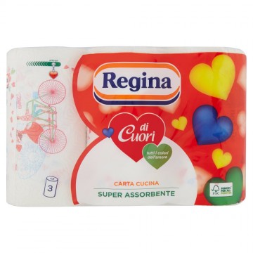 ASCIUGATUT.REGINA 'DI CUORI' X3