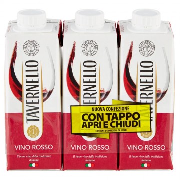 VINO TAVERNELLO ROSSO BRIK ML.250X3
