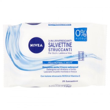 SALVIETTE STRUCC. NIVEA RINFRES.