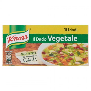 DADI KNORR VEGETALE 10 CUBETTI GR.100