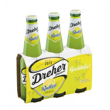 BIRRA  DREHER LEMON ML.330X3