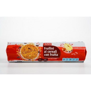 BISC. CRAI CEREALI CON FRUTTA  GR.250