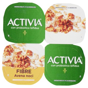 DANONE ACTIVIA FIB. AVEN/NOCI X4
