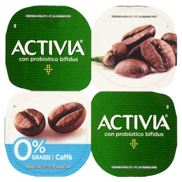 DANONE ACTIVIA 0,1% CAFFE' X4