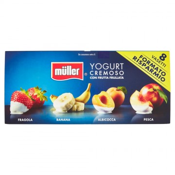 YOGURT MULLER FRUTTA FRULLATA ASS. X 8