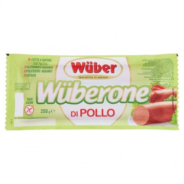WURSTEL WUBERONE POLLO 3 PEZZI GR.250