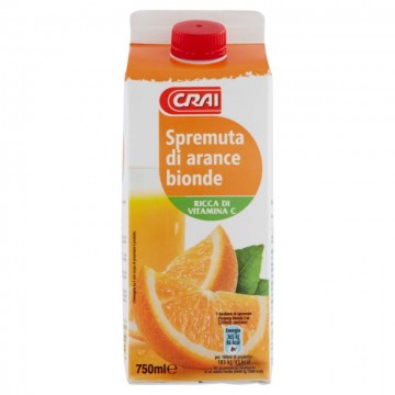 SPREMUTA D'ARANCE BIONDE CRAI ML.750