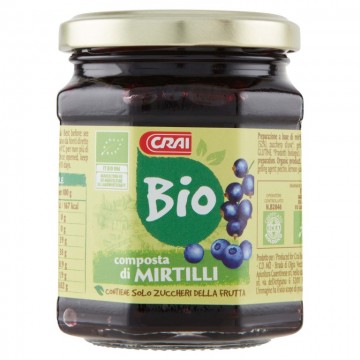 COMPOSTA DI MIRTILLO CRAI BIO GR.240