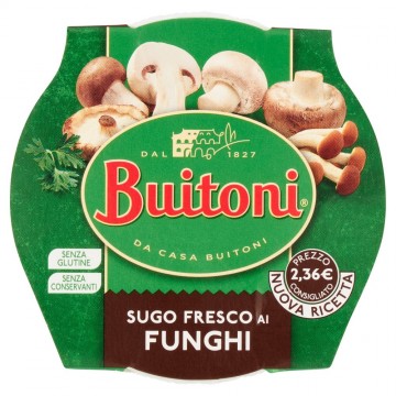 BUITONI SUGO AI FUNGHI GR.130 FL. € 2.36