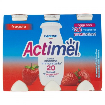 DANONE ACTIMEL FRAGOLA X6