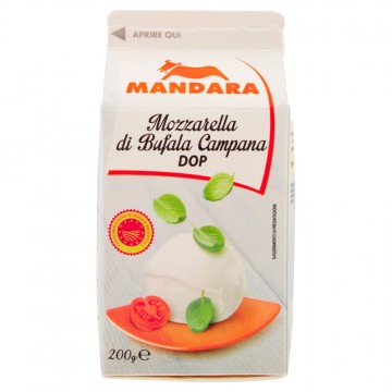 MOZZ. BUFALA PREMIUM MANDARA GR.200 DOP